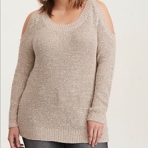Torrid | Cold Shoulder Sweater